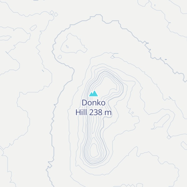 Map of Donko Hill