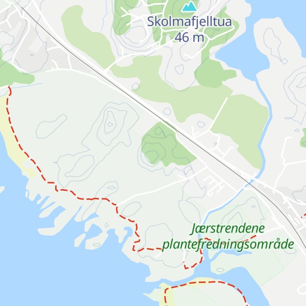 Map of Kattafjellet