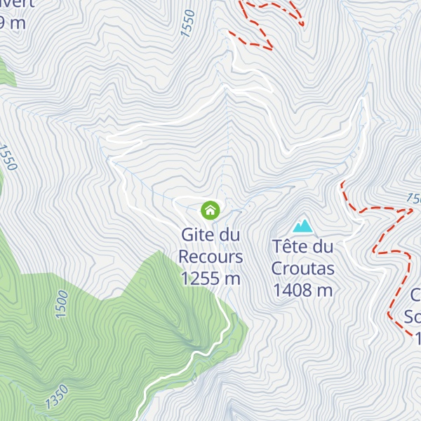Map of Gite du Recours