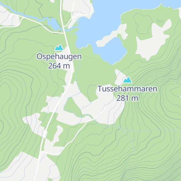 Map of Brendehaugane