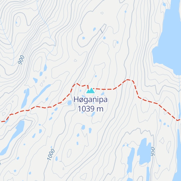 Map of Høganipa