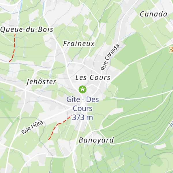 Map of Gîte - La Buissière