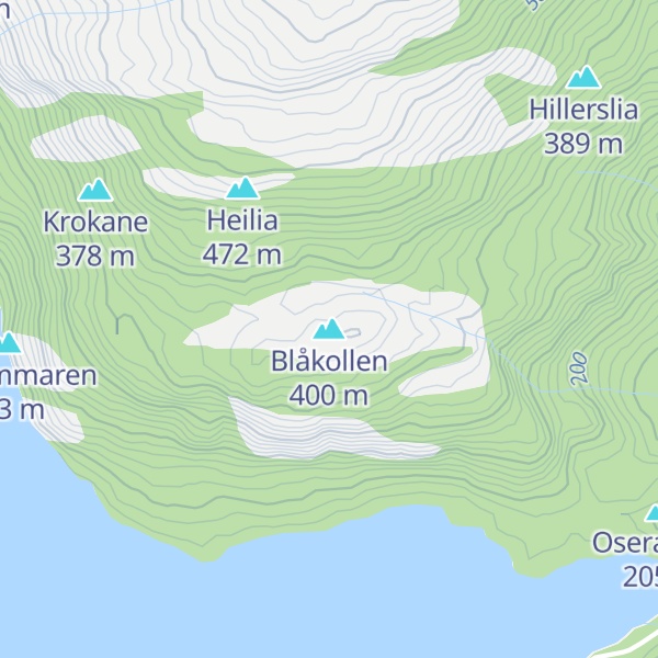 Map of Blåkollen