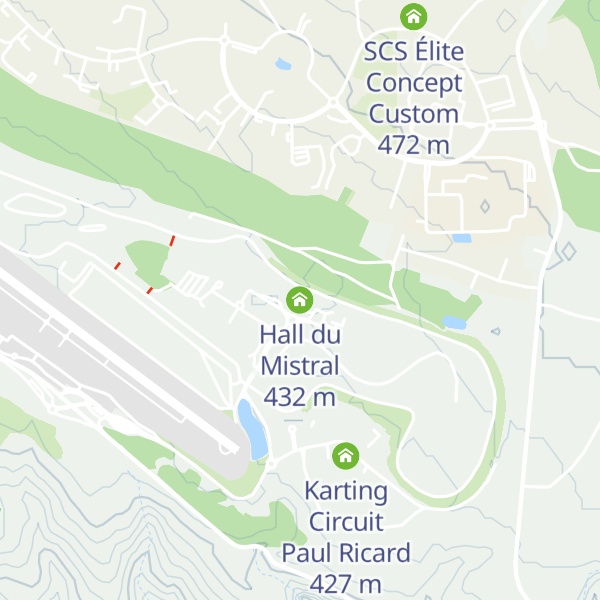 Map of Hall du Mistral