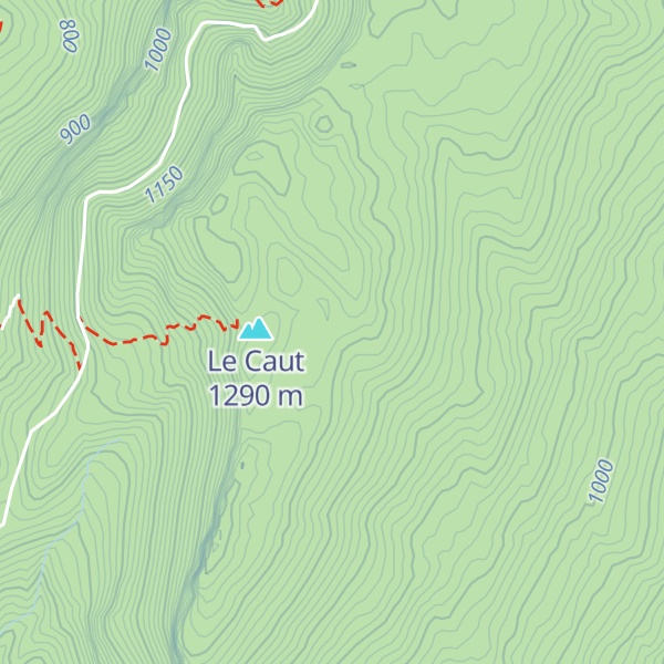 Map of Cabane forestière du Caut