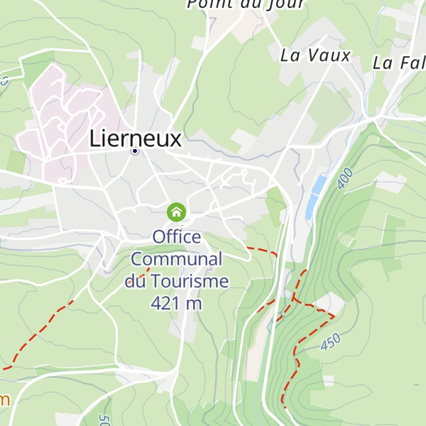 Map of Gîte "La Forge"