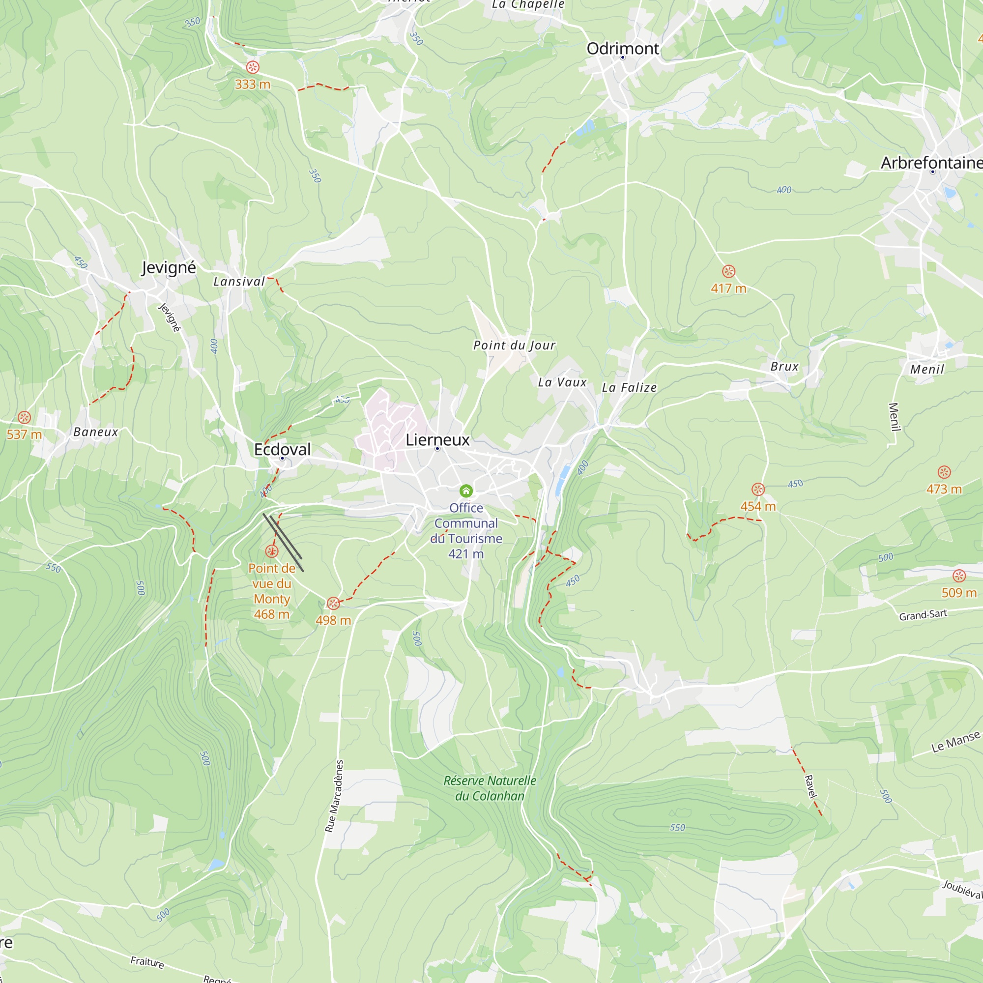 Gîte "La Forge" map