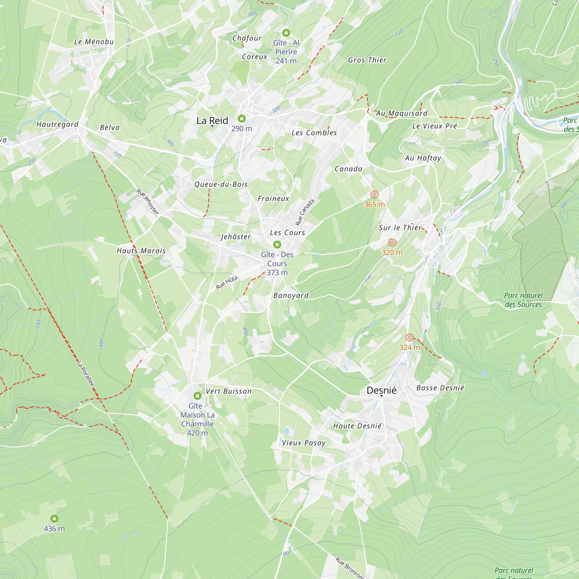 Gîte - Ferme du Banoyard map