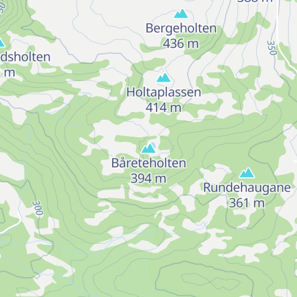 Map of Båreteholten