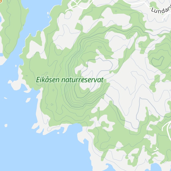Map of Eikåsen