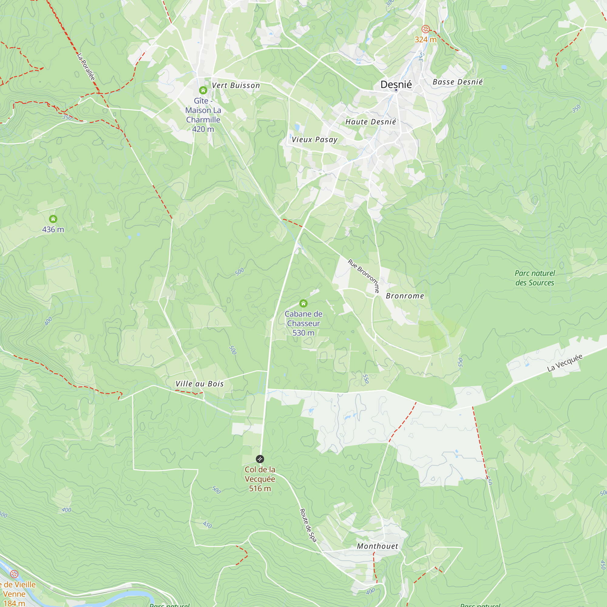 Cabane de Chasseur map