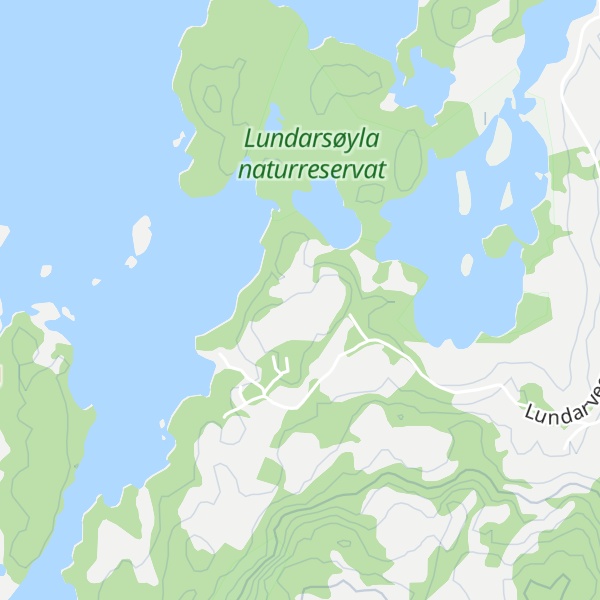 Map of Skjerhaugane