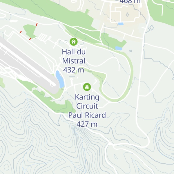 Map of Karting Circuit Paul Ricard