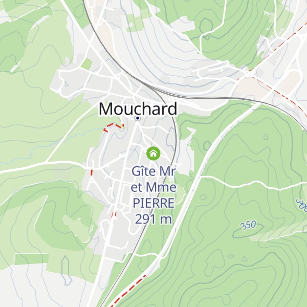 Map of Gîte Mr et Mme PIERRE