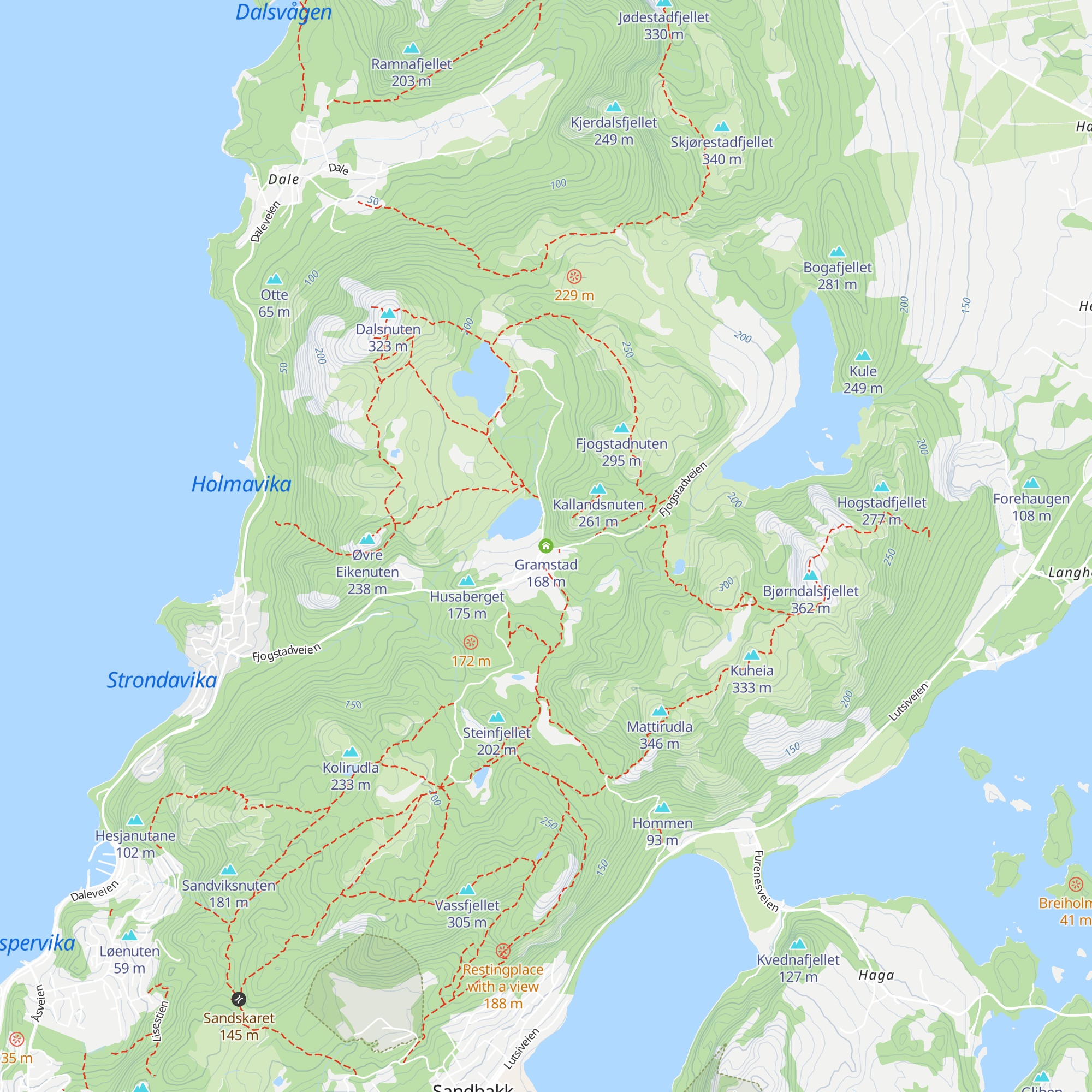 Gramstad map