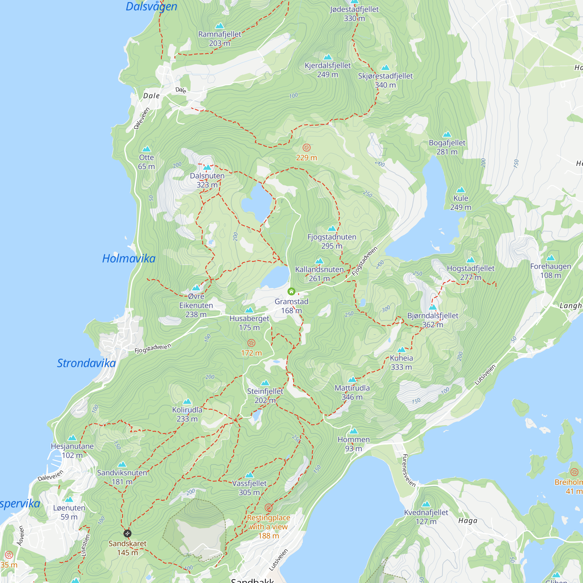 Gramstad map