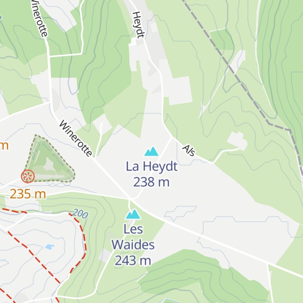 Map of La Heydt