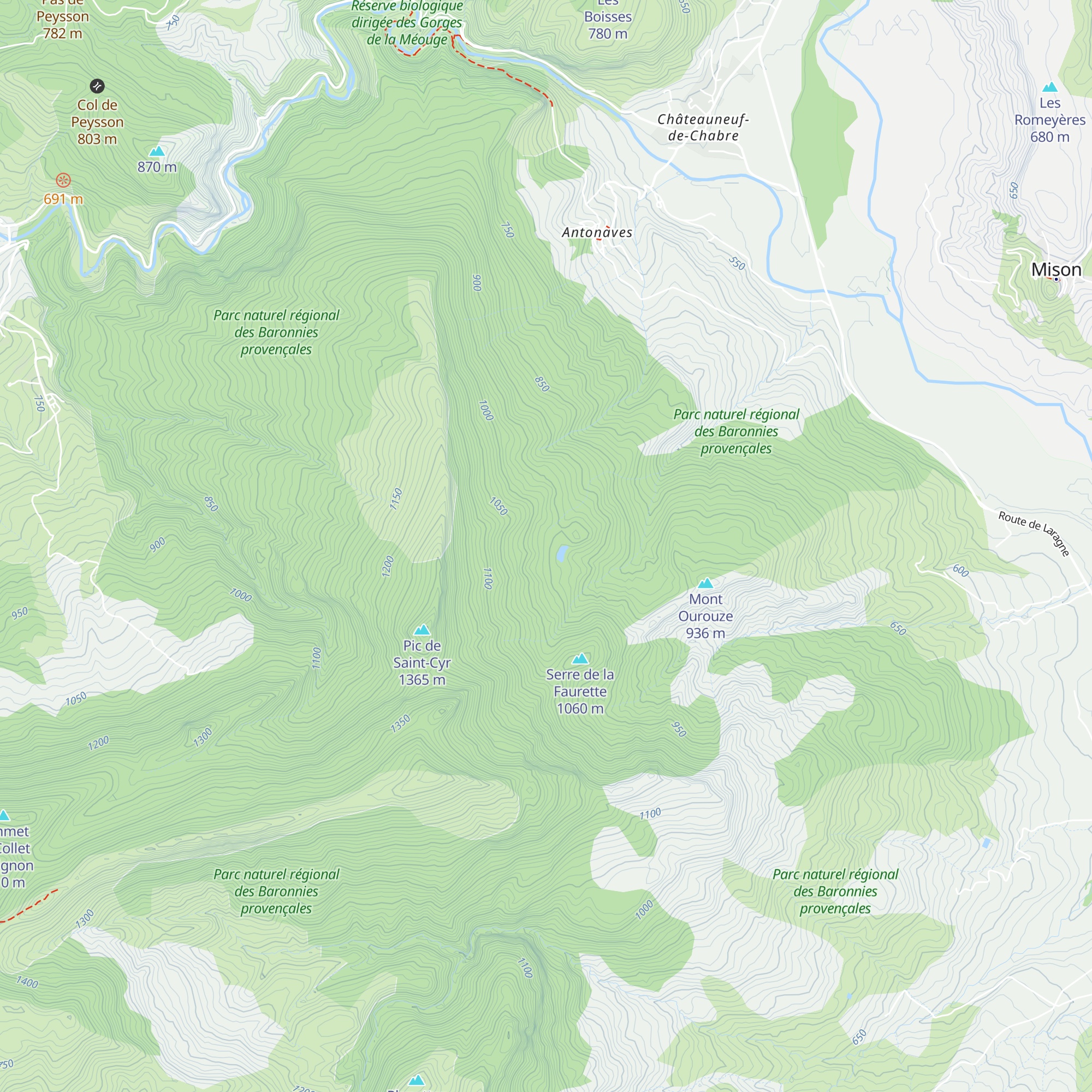 La Tuillière map