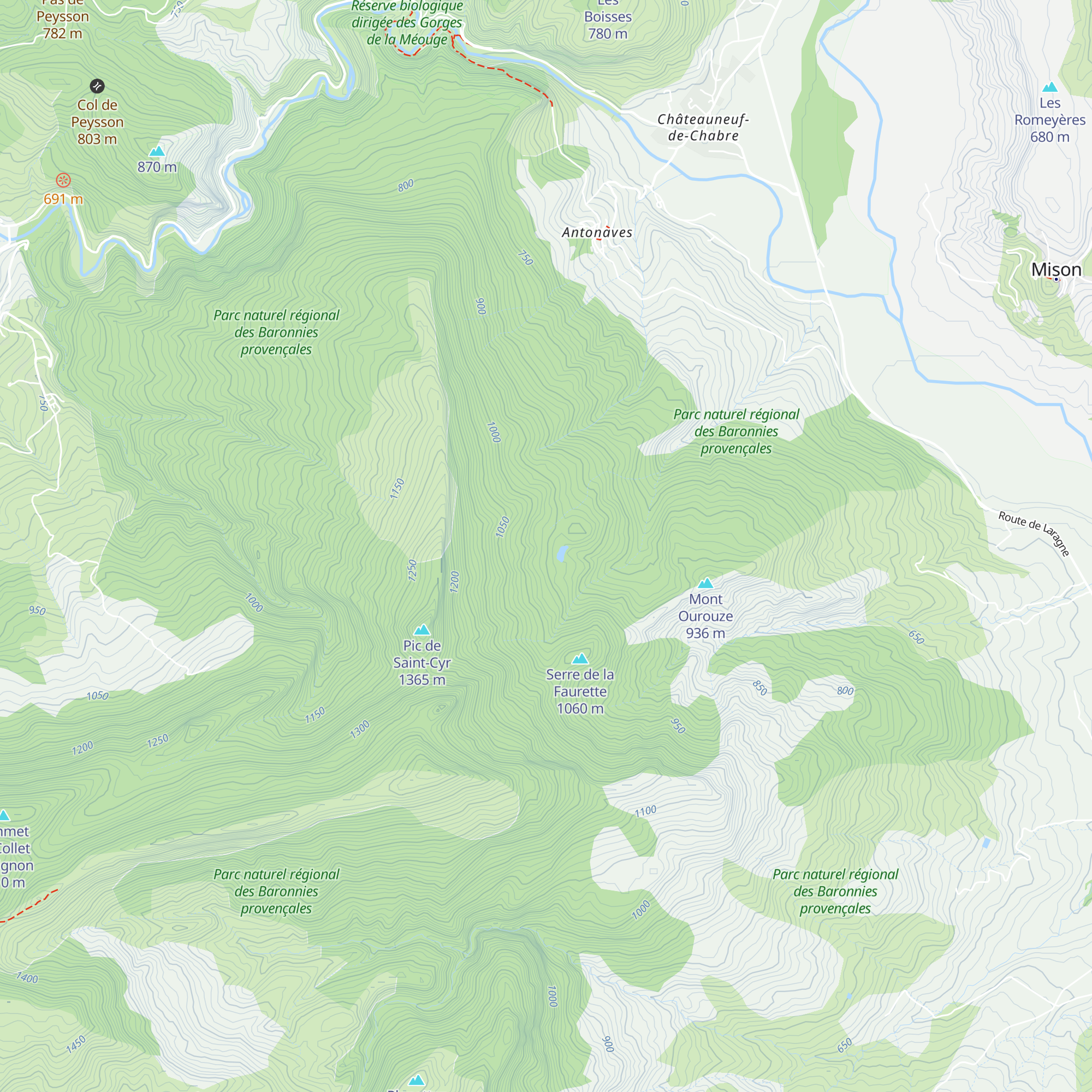 La Tuillière map