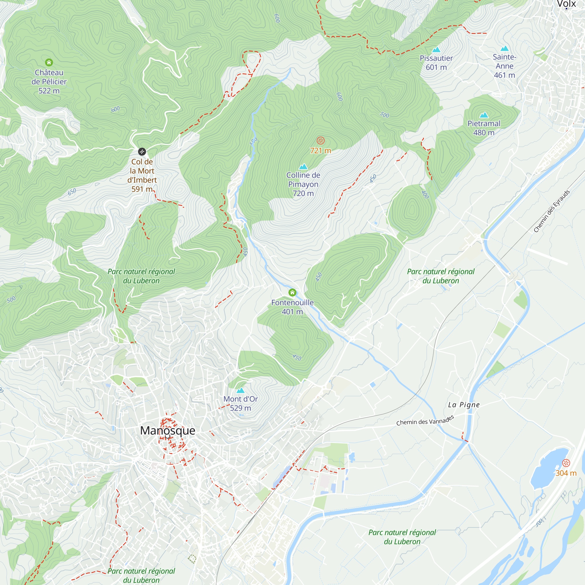 Fontenouille map