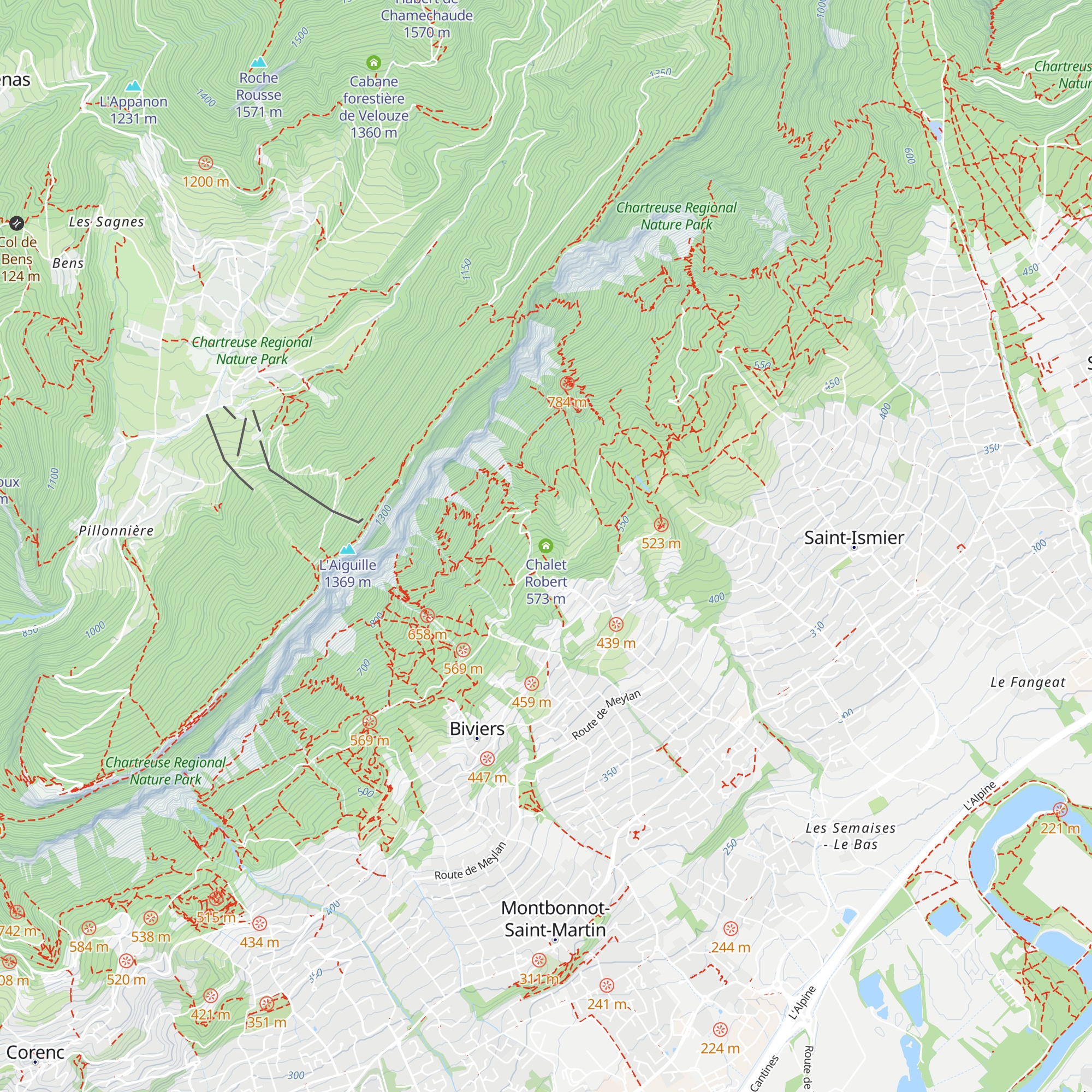 Chalet Robert map