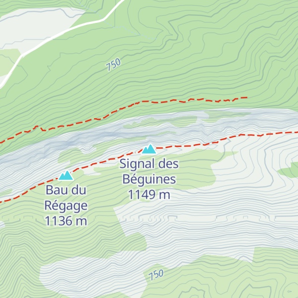 Map of Signal des Béguines