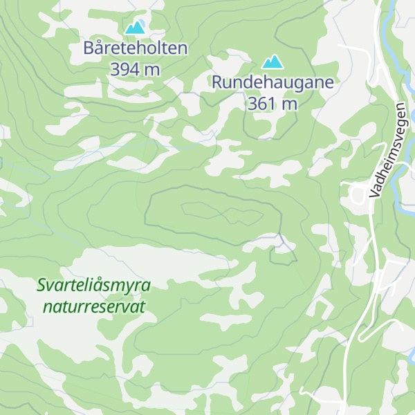 Map of Svorteliåsen