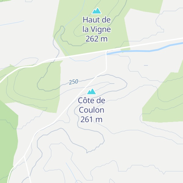 Map of Côte de Coulon