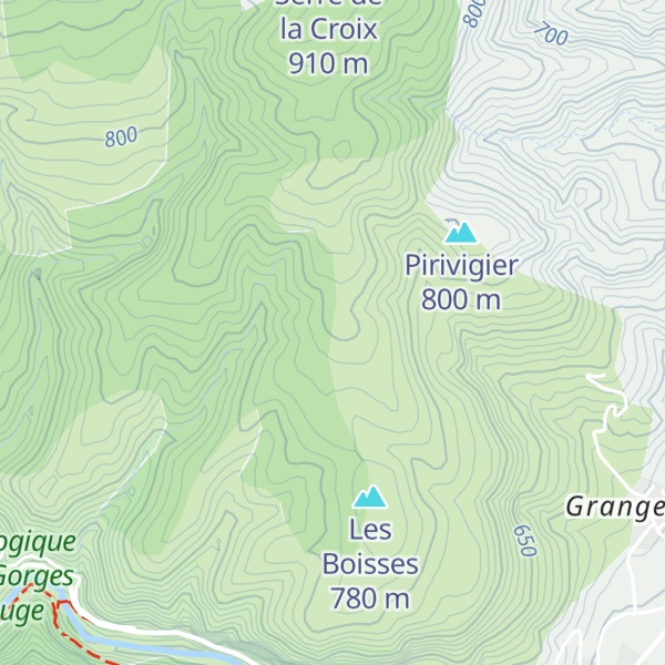 Map of Le Grand Serre