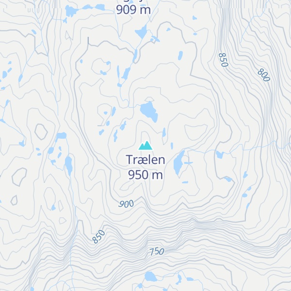 Map of Trælen
