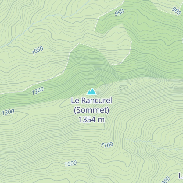 Map of Le Rancurel (Sommet)