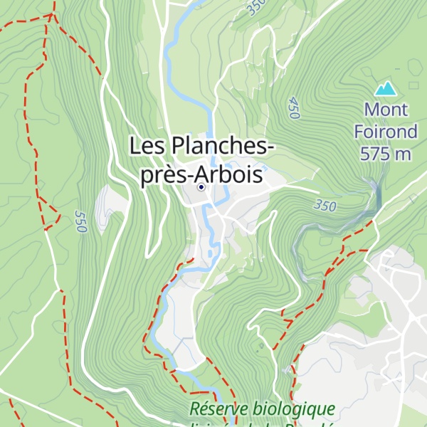 Map of Gîte aux RE-source de la reculée