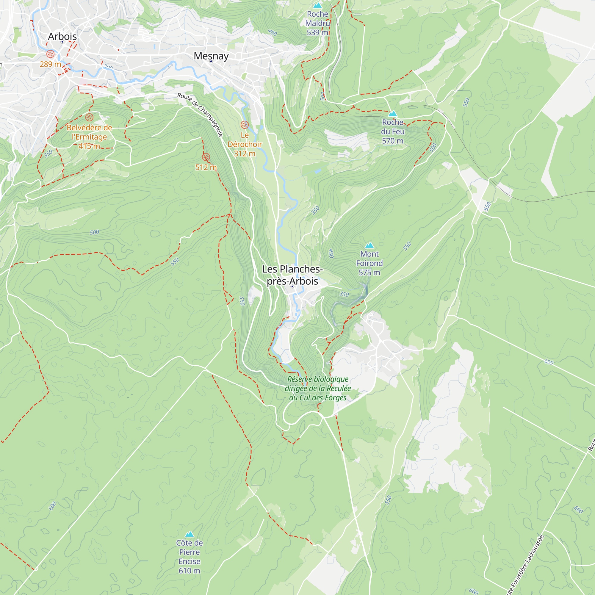 Gîte aux RE-source de la reculée map