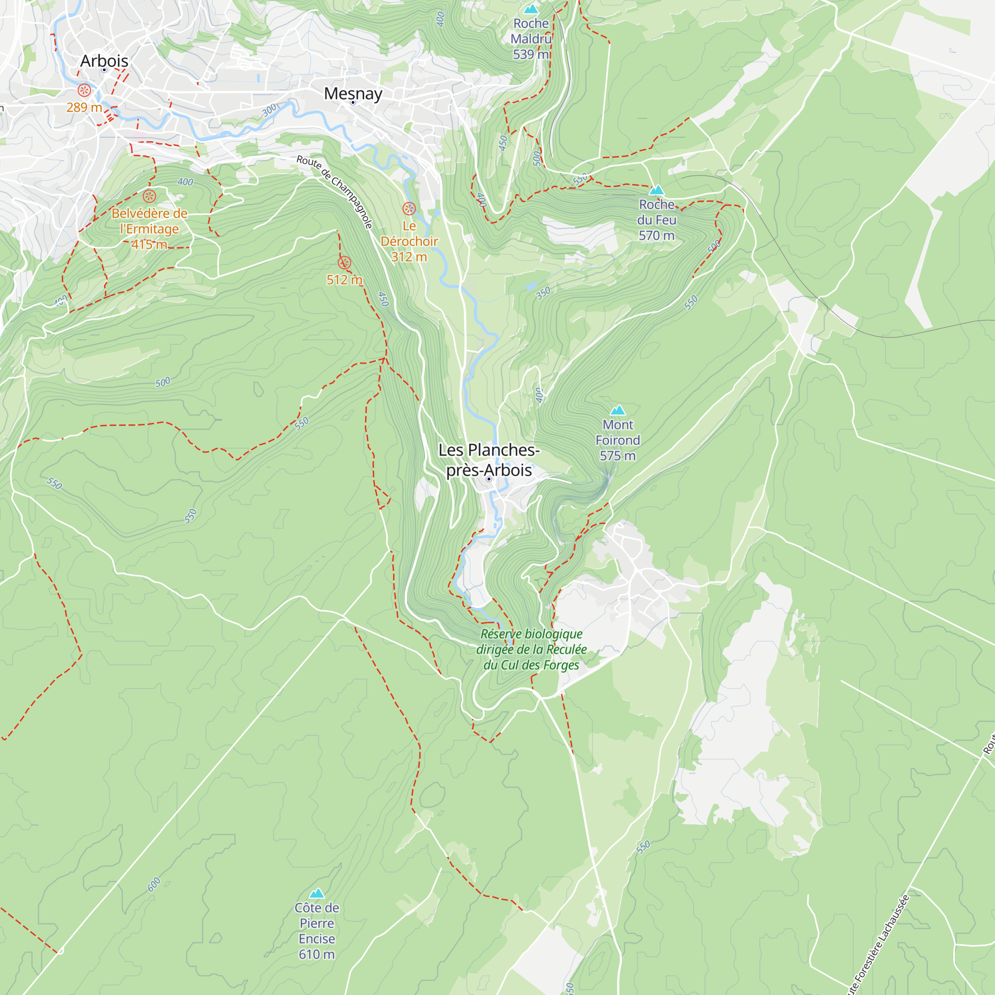 Gîte aux RE-source de la reculée map