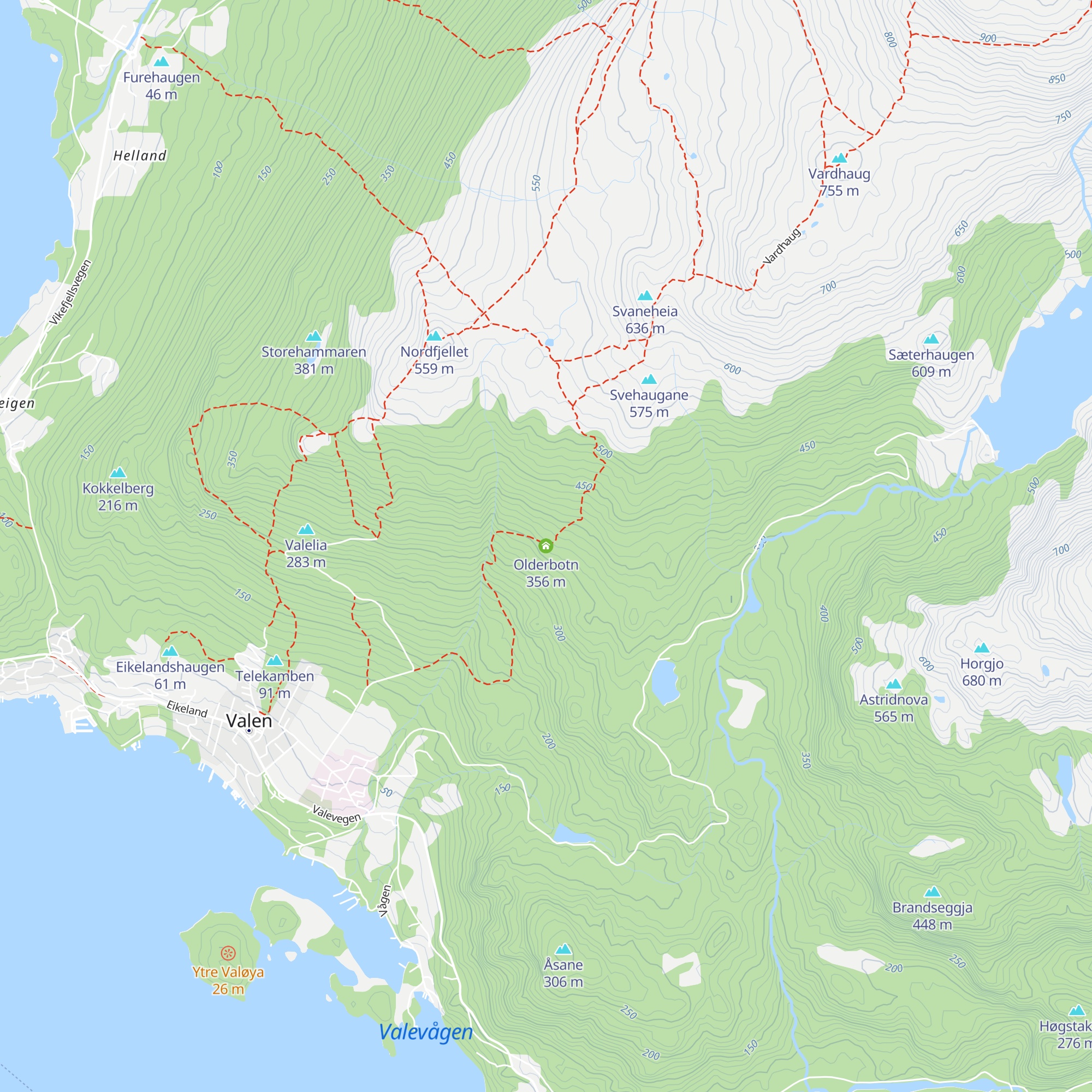 Olderbotn map