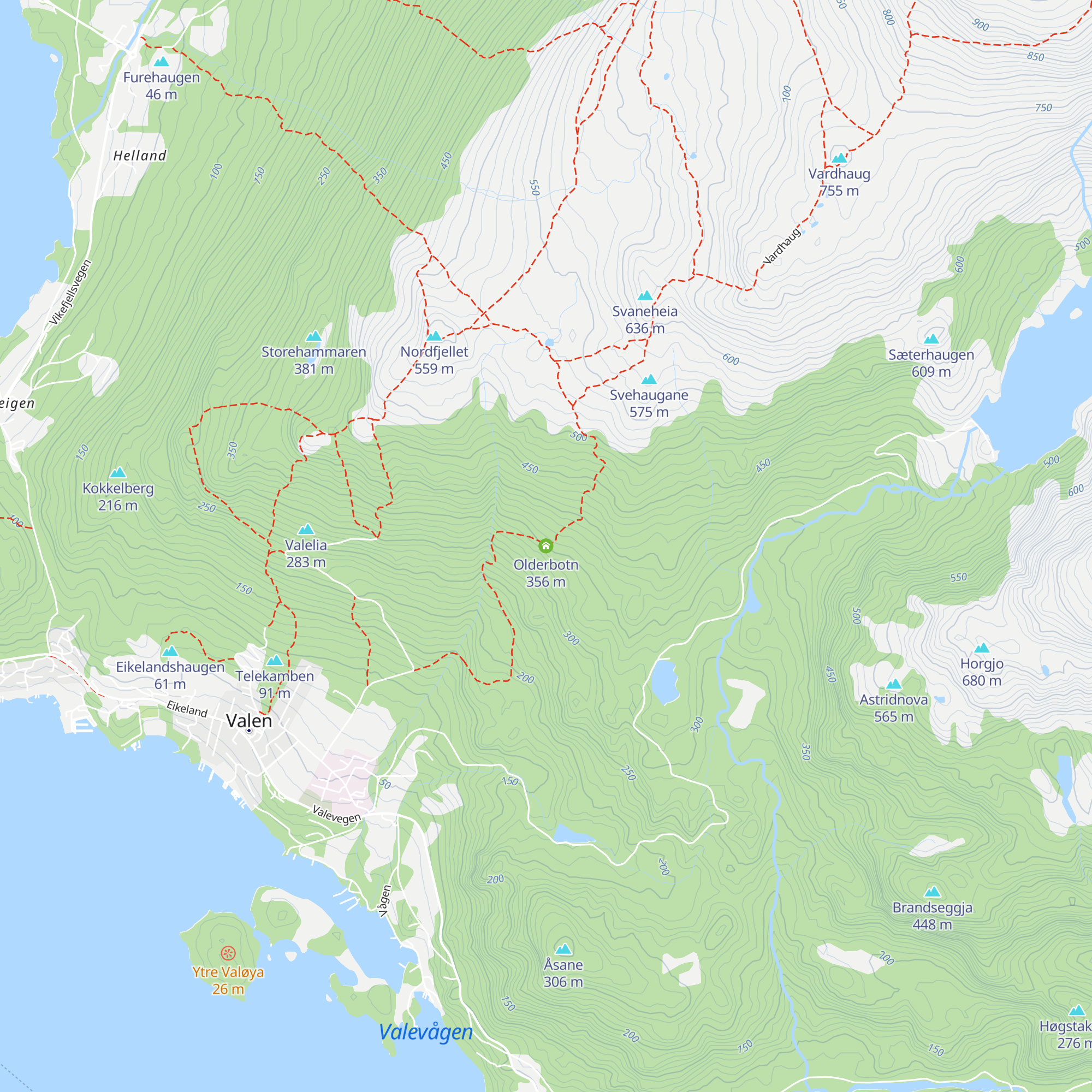 Olderbotn map