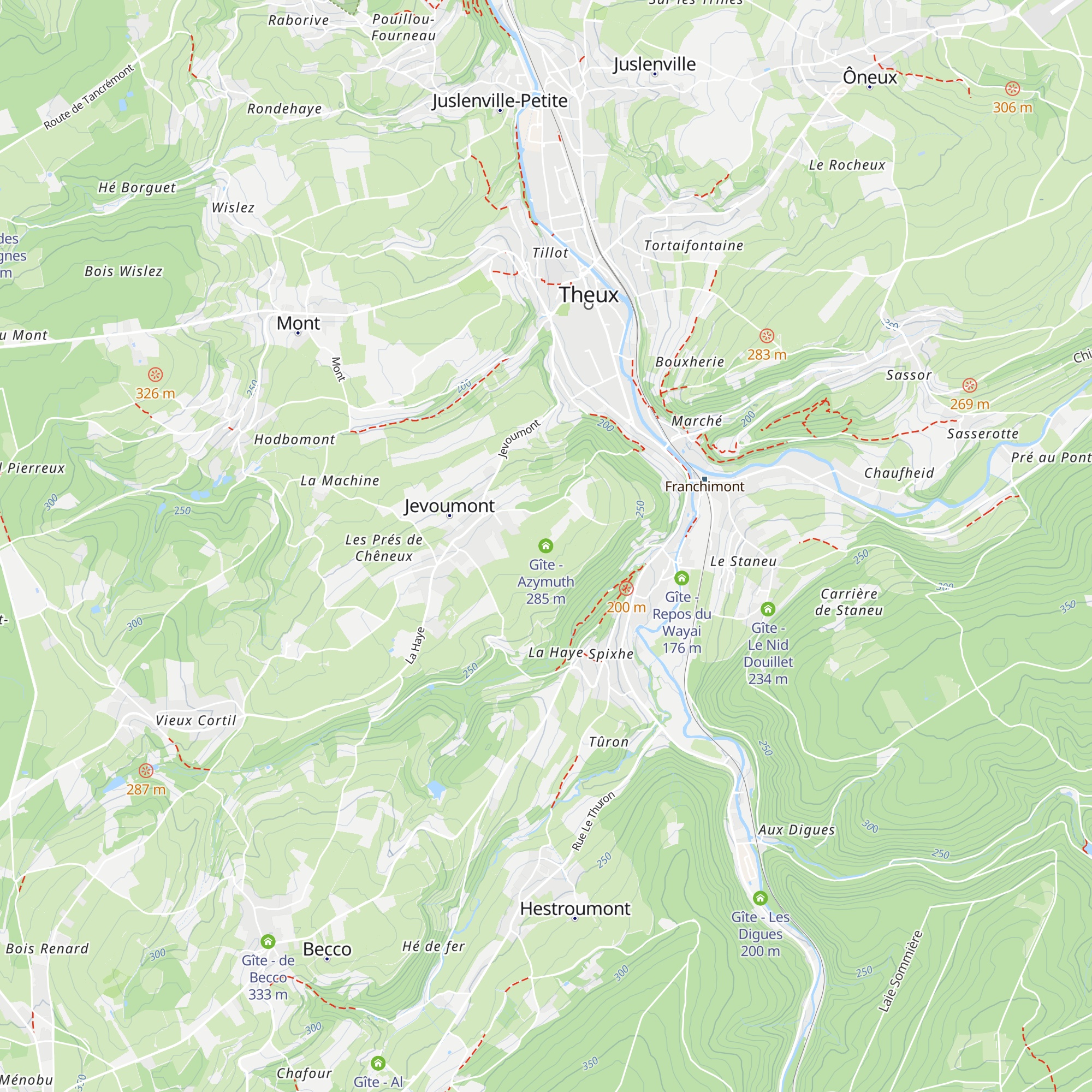Gîte - Azymuth map