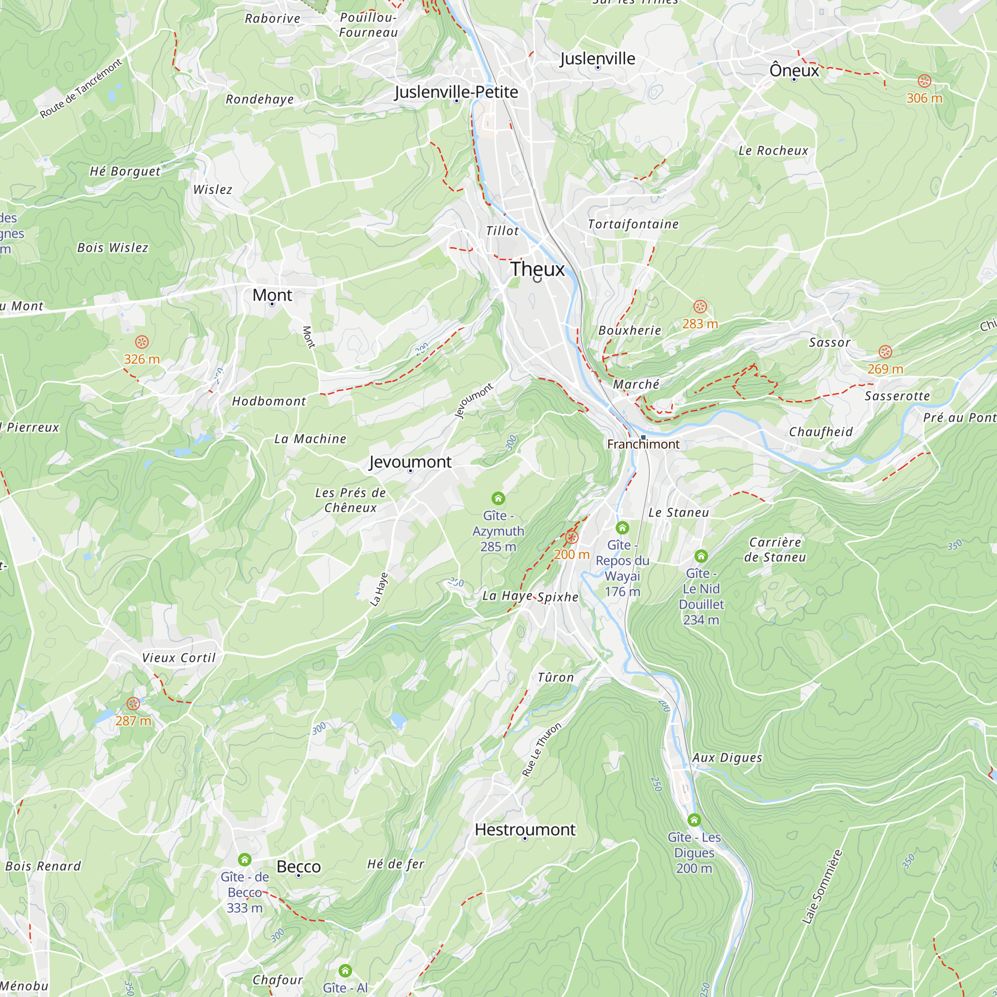 Gîte - Azymuth map