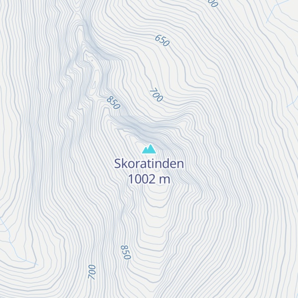 Map of Skoratinden