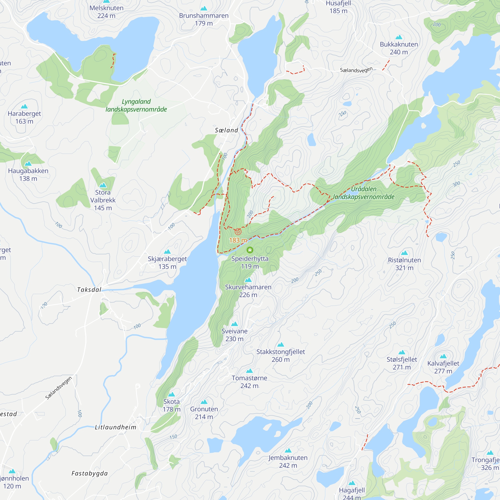 Speiderhytta map