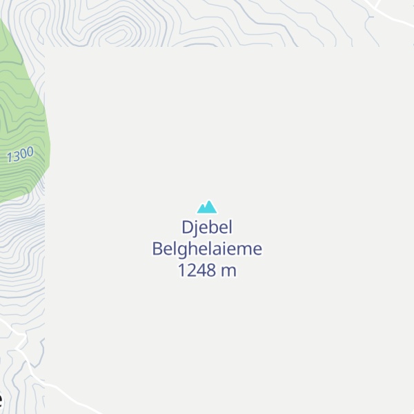 Map of Djebel Belghelaieme