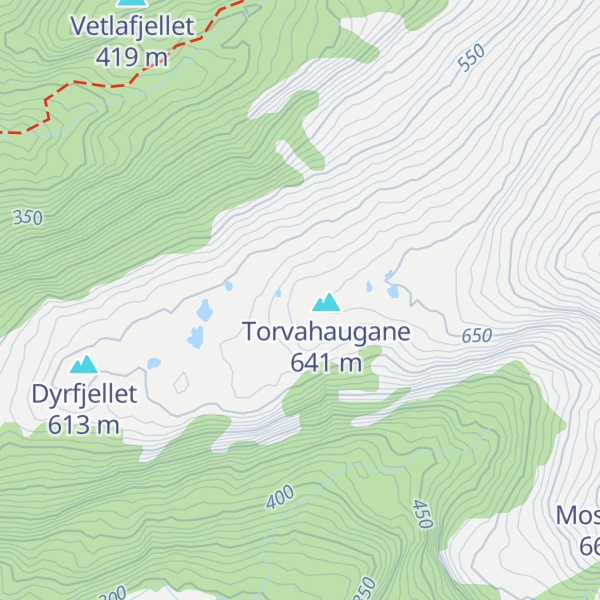 Map of Kraksfoten