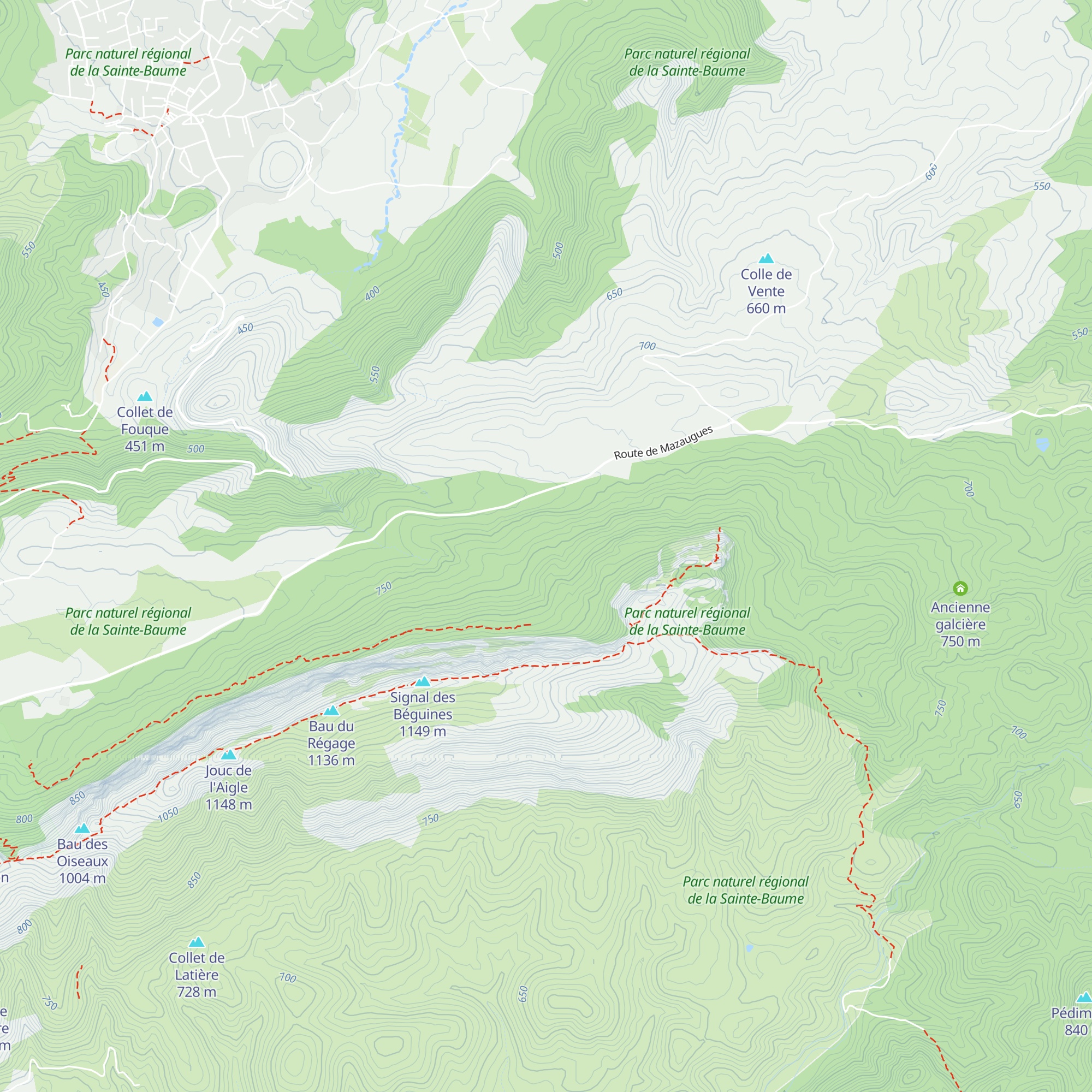 Grand Saint-Cassien map
