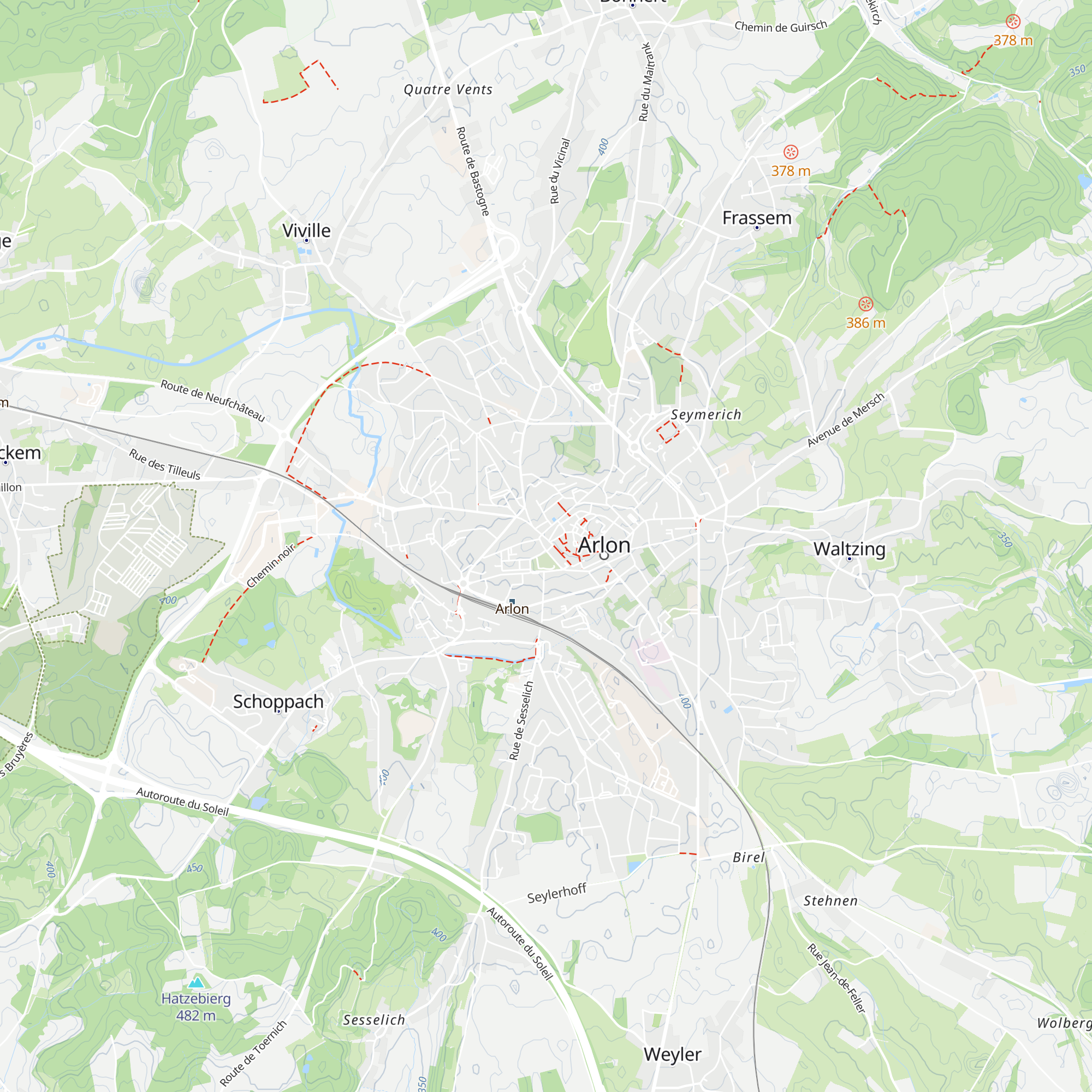 Maison du Tourisme du Pays d'Arlon map