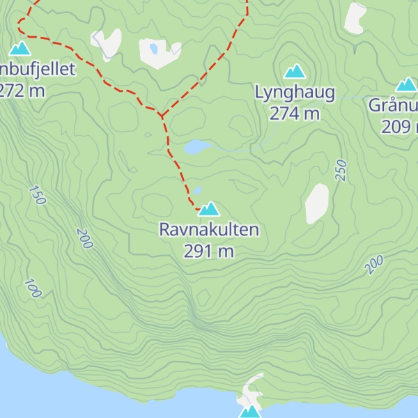 Map of Ravnakulten