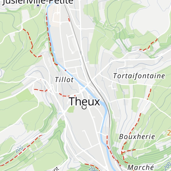 Map of Gîte - L'Amarante