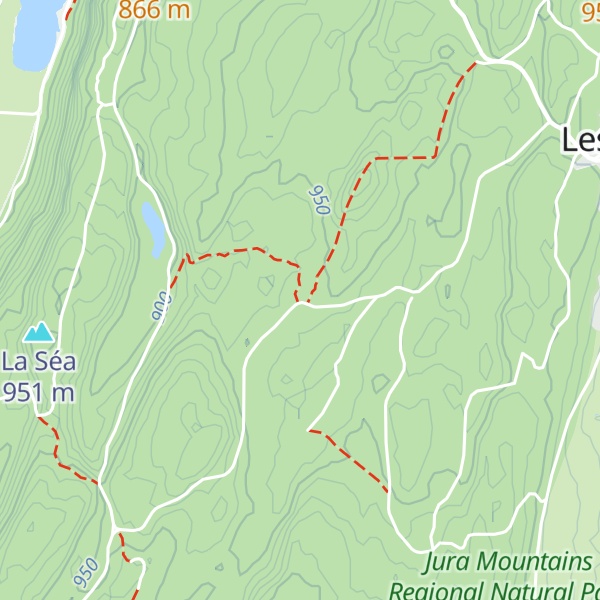 Map of Abri forestier des Piards