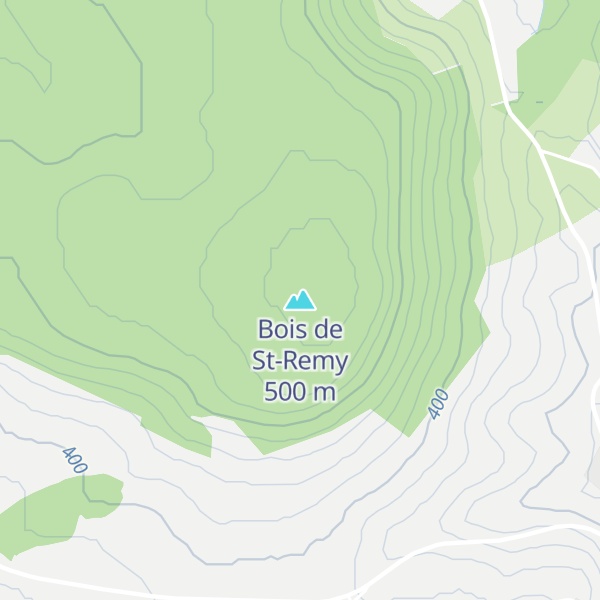 Map of Bois de St-Remy