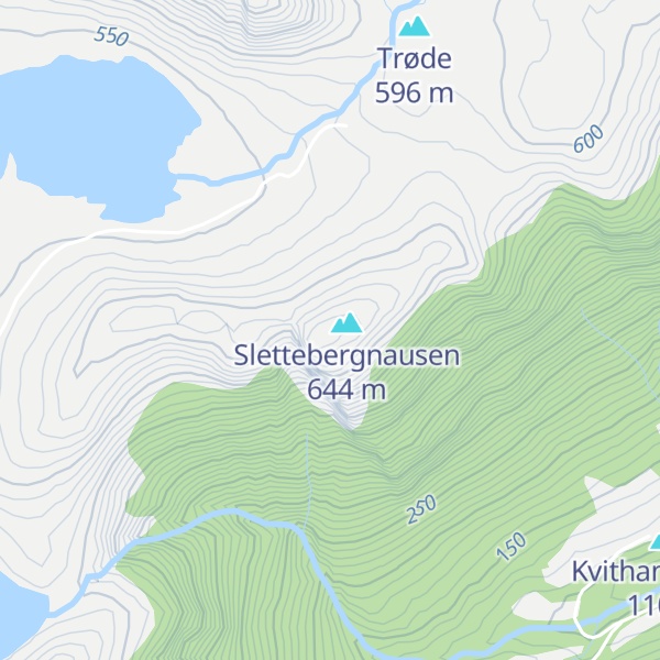Map of Sølvbergnausen