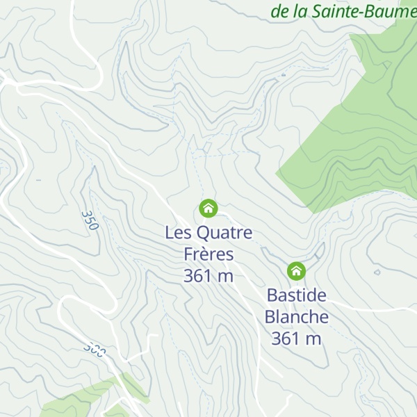 Map of Les Quatre Frères